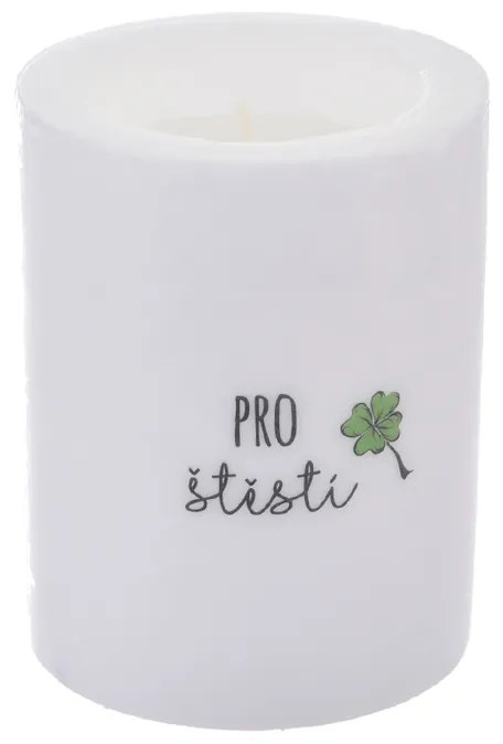 InDecor Lumânare cu aromă de bumbac Pentru noroc,8 x 10 cm