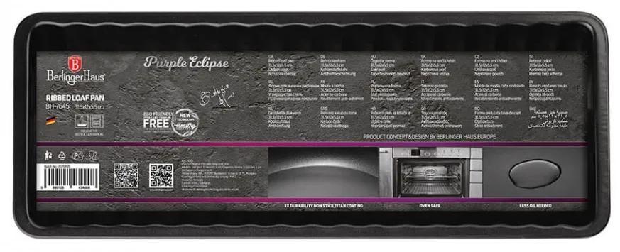 Tava ridata pentru cuptor Purple Eclipse Collection BerlingerHaus BH 7645