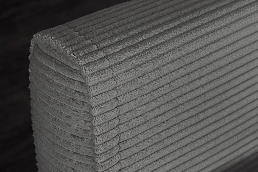 Fotoliu Pat SMART MULTIFUNCTION 140cm catifea raiata gri