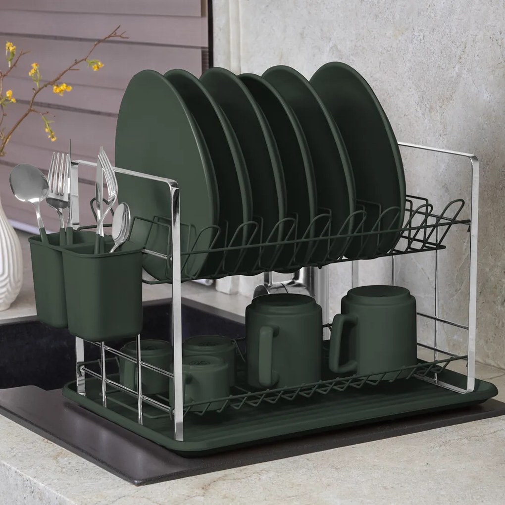 BerlingerHaus Scurgător pentru vase Matte Green