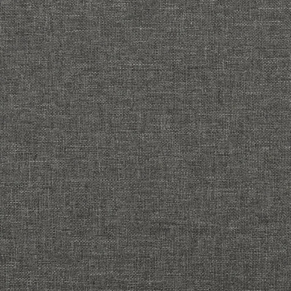 Cadru de pat, gri inchis, 100 x 200 cm, material textil Morke gra, 25 cm, 100 x 200 cm
