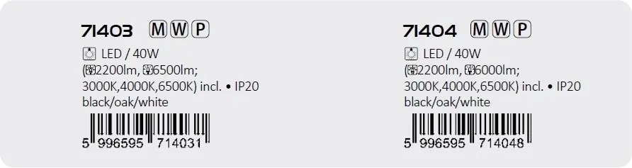 Plafoniera LED moderna Arash 40W