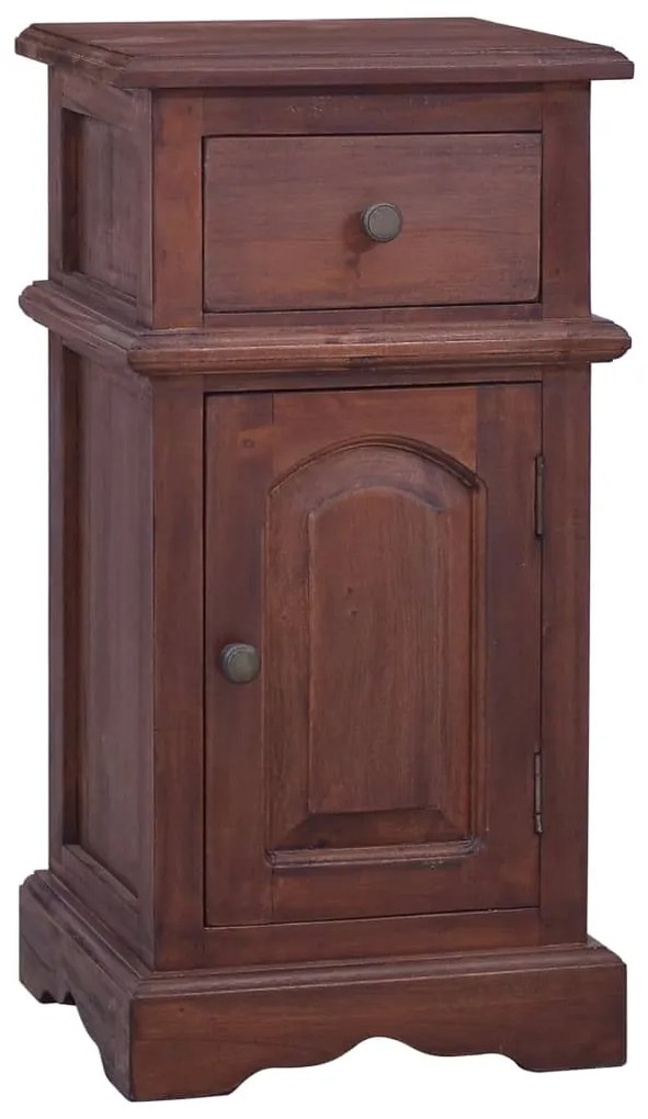 Noptiera, maro clasic, lemn masiv de mahon 1, Maro inchis