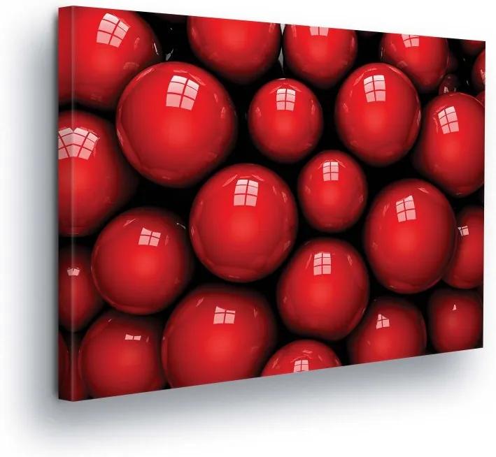 GLIX Tablou - Pattern of the Red Ball 80x60 cm