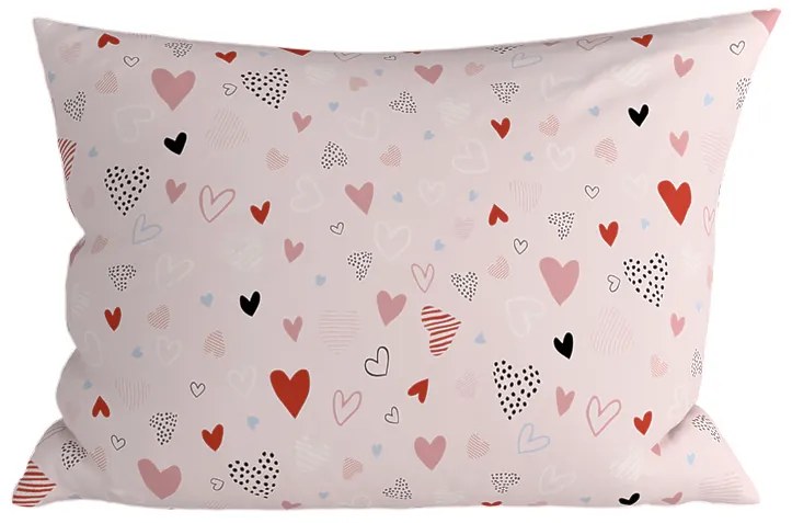 Set 2 huse decorative pentru perna LOVITA 40x60 cm, roz