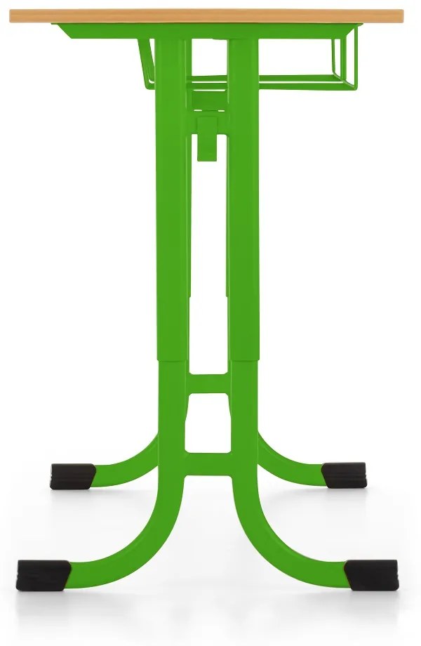 Birou de scoala Denis, reglabil - marime 5-7, verde deschis - ral 6018