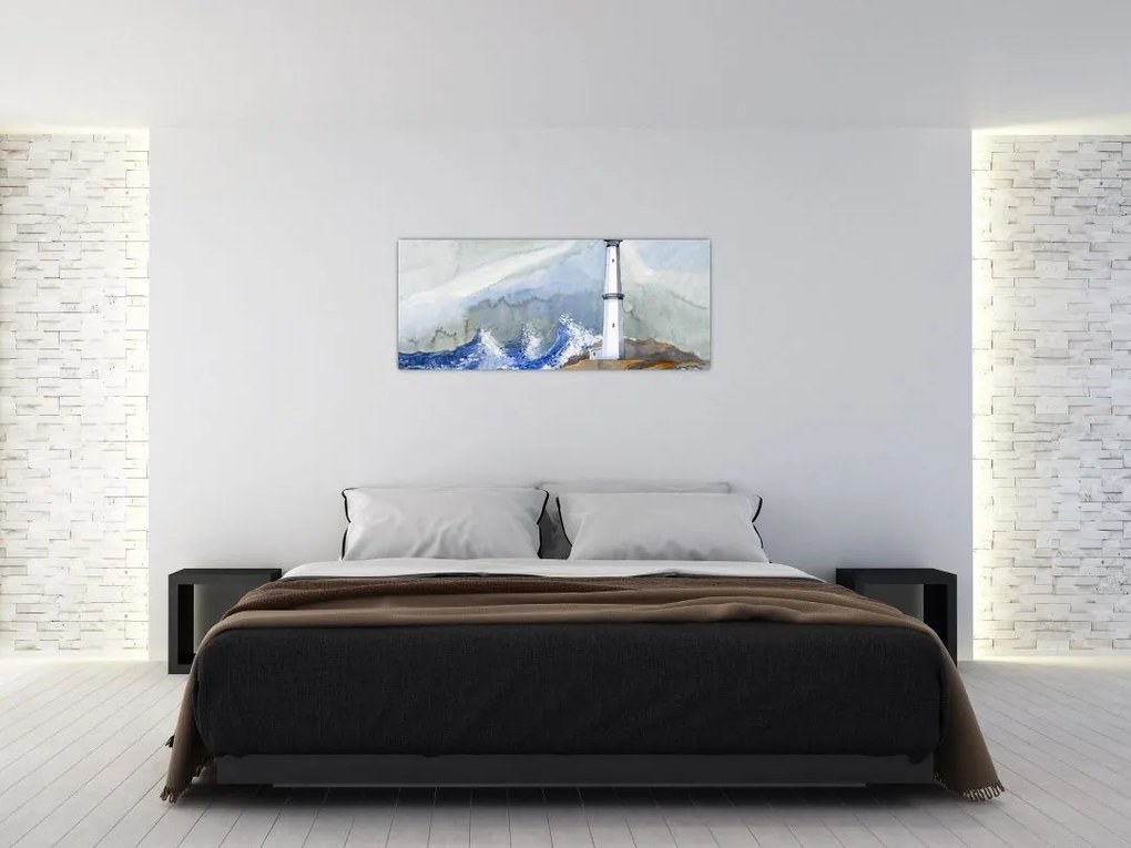 Tablou cu pictura farului (120x50 cm)