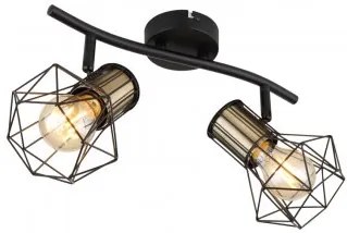 Plafoniera vintage 2 becuri E27 Priska 54017-2M Globo