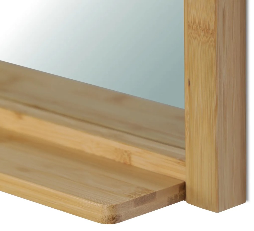 Oglinda de perete B043 NAT, bambus, M