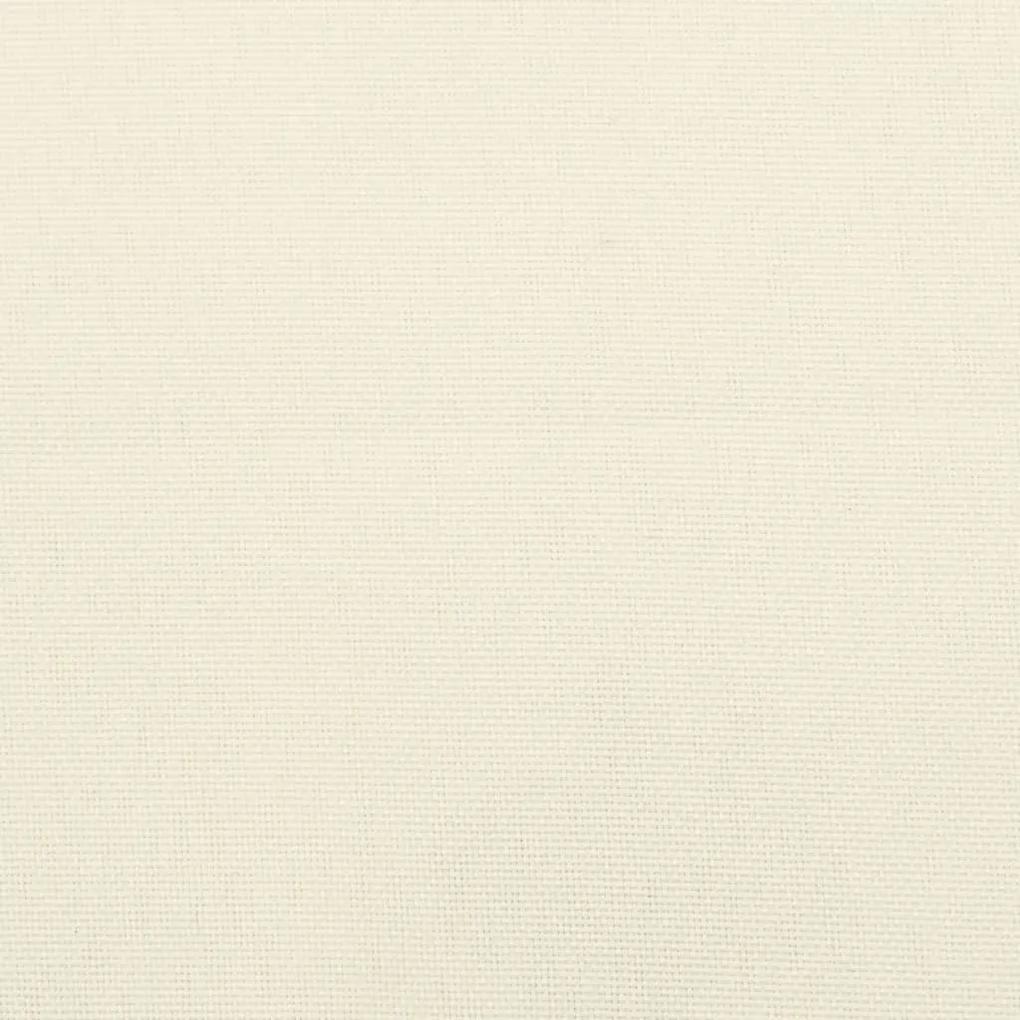 Perne de scaun, 6 buc., alb crem, 40 x 40 x 7 cm, textil 6, Crem, 40 x 40 x 7 cm