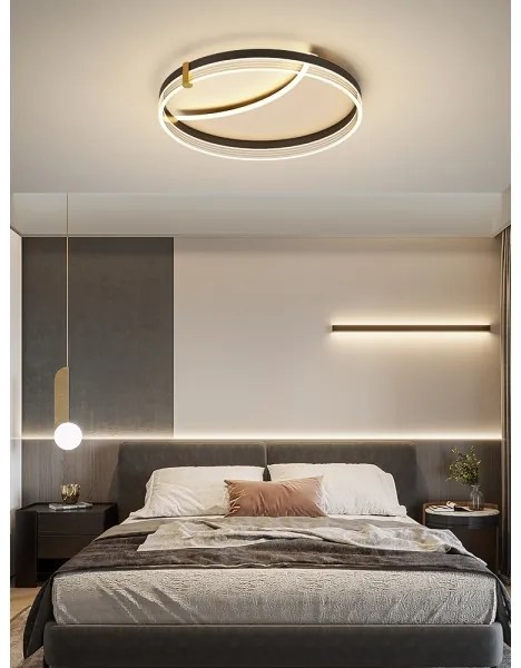 Brilagi - Corp de iluminat LED dimabil SIRELI LED/47W/230V 3000-6000K diametru 40 cm + telecomandă