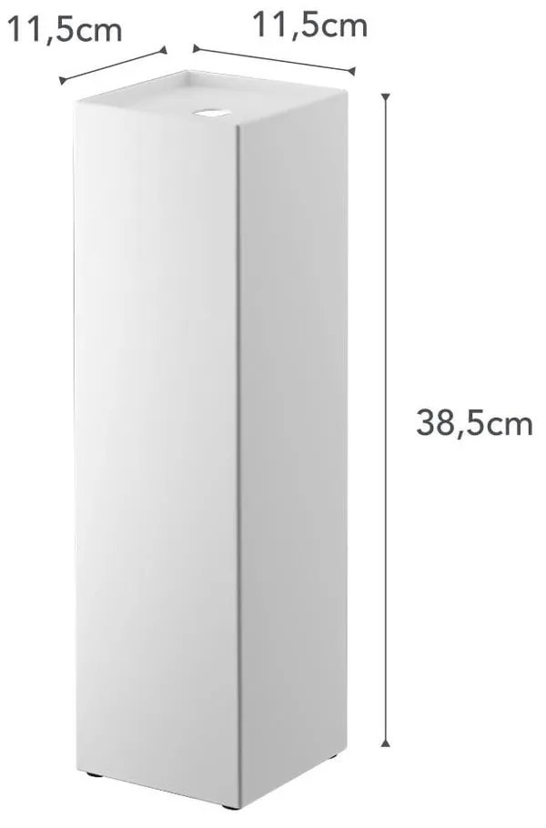 Suport pentru hârtie igienică Yamazaki Tower, alb