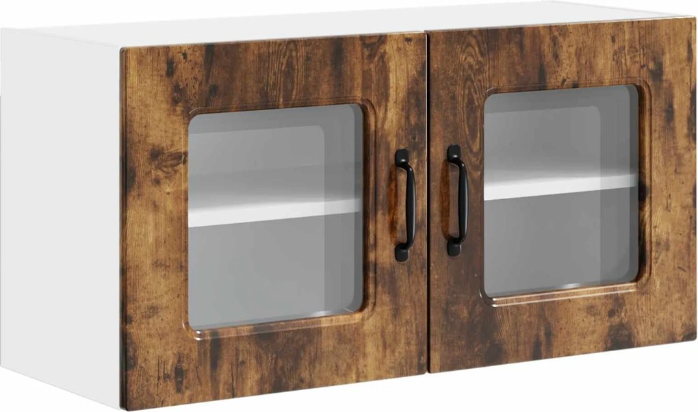 vidaXL Dulap de bucătărie Kalmar Stejar fumuriu 80 x 31 x 40 cm