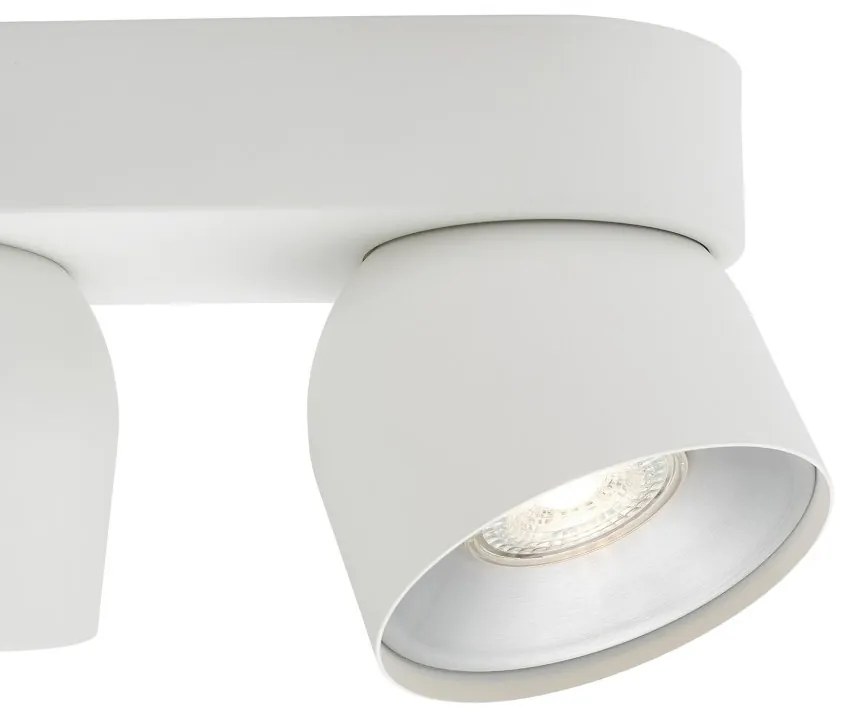 Spot aplicat tavan directionabil Pitcher 2L alb