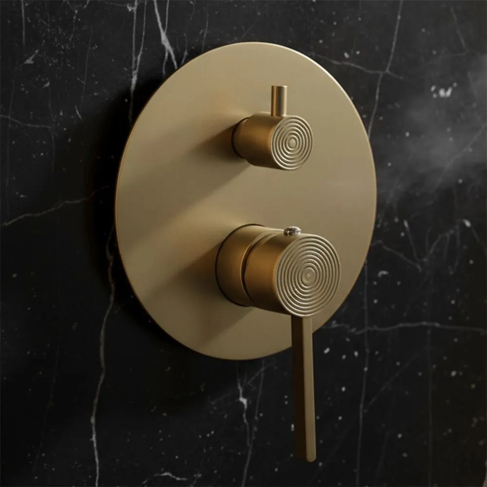 Set de dus incastrat Rea Foster Brush Gold + BOX