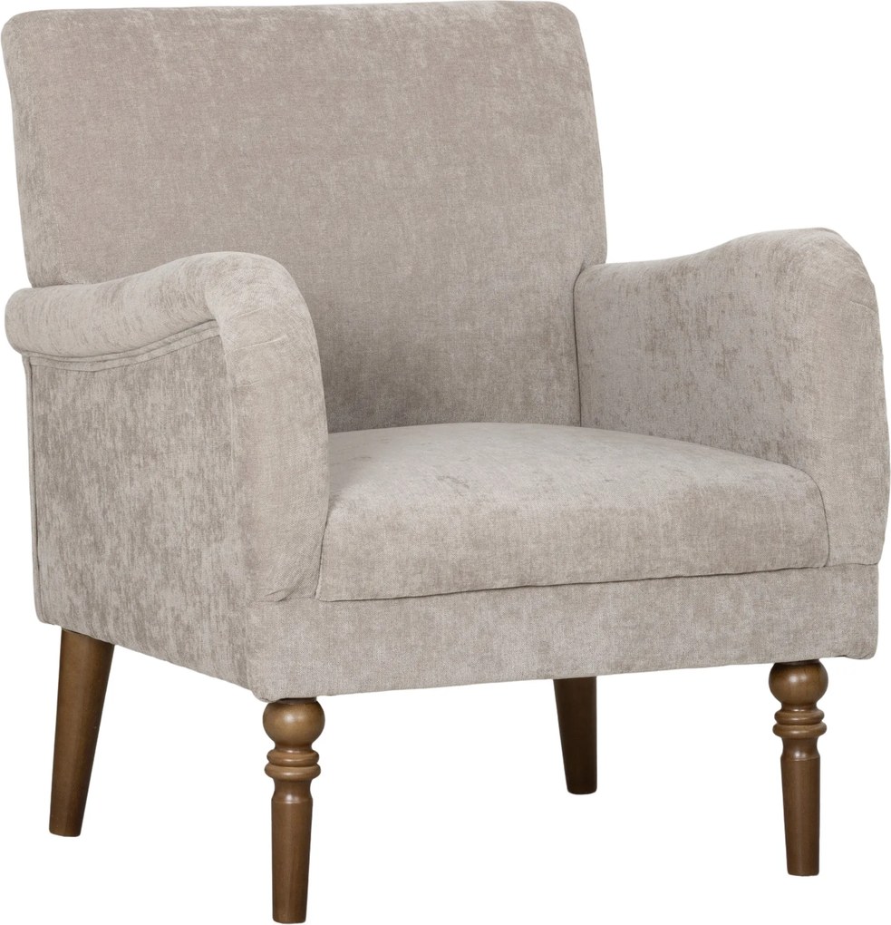 HOMCOM Fotoliu de salon, 1 loc cu spătar înalt, cotiere, șezut lat, picioare din lemn de hevea, material cu aspect de in, gri | Aosom Romania