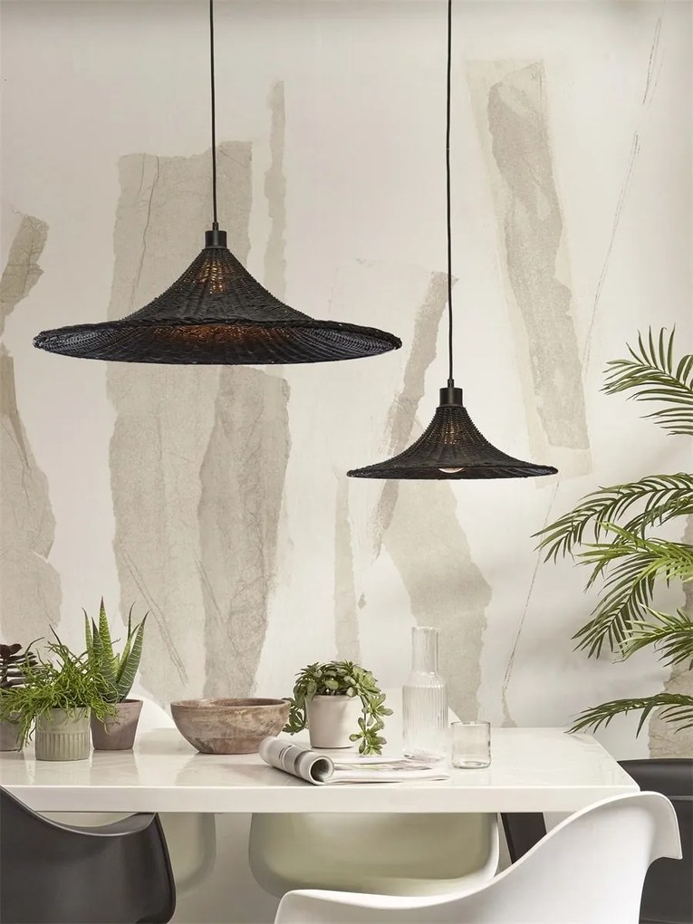 Lustra/ Pendul eco din ratan Borabora 40cm S, bl