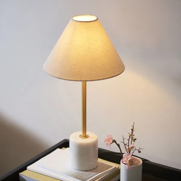Endon 114211 - Lampă de masă 1xE14/7W/230V bej/alamă