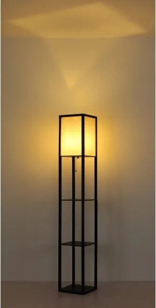 Globo 58611S - Lampă de podea TABITHA 1xE27/60W/230V neagră