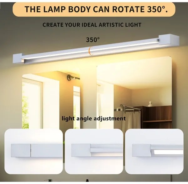 Brilagi-LED Oglindă de baie iluminată AQUA LINE LED/36W/230V 120 cm IP44 crom mat