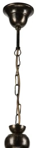 Lustră pe lanț RETRO 2xE27/60W/230V bronz/patină