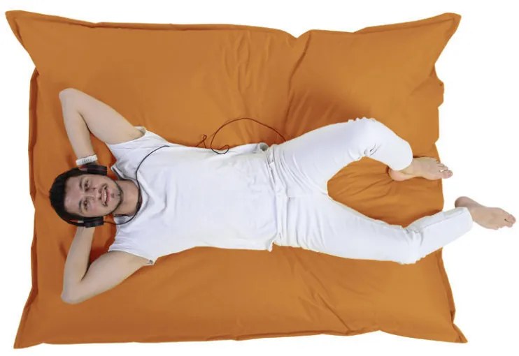 Fotoliu Puf Bean Bag Giant Cushion, 140x180 cm, Portocaliu