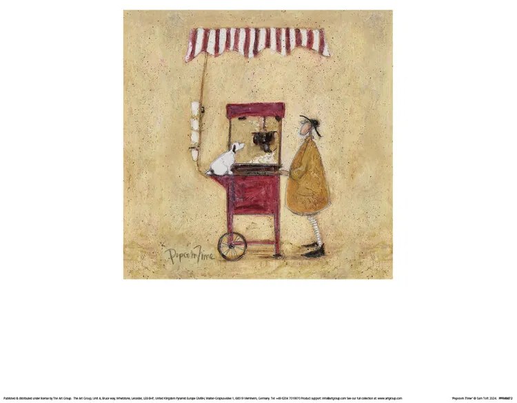 Imprimare de artă Sam Toft - Popcorn Time