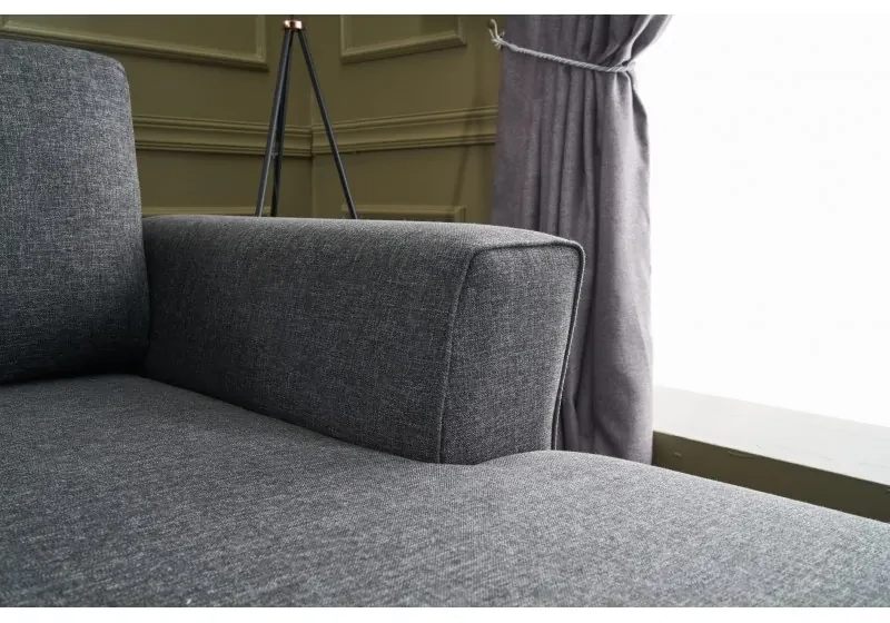 Canapea Tip Coltar in Forma de U Eris - Anthracite