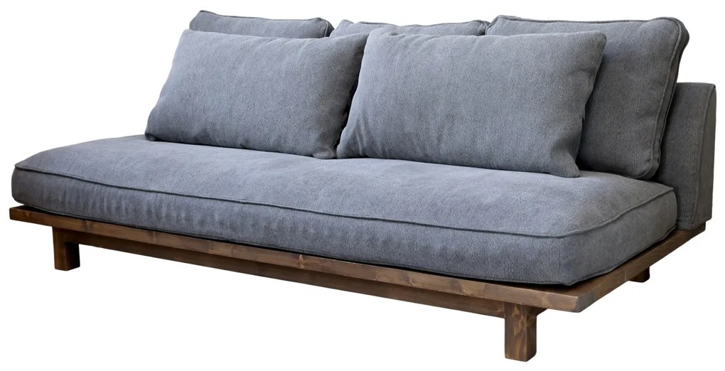 Canapea premium, 2 locuri, bumbac si iuta, Country Chic