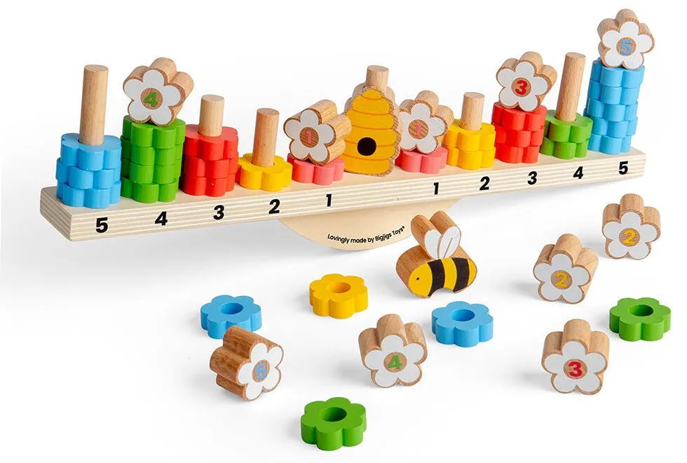 JOC DE ECHILIBRU - BALANTA ALBINUTELOR - BIGJIGS TOYS (36014)