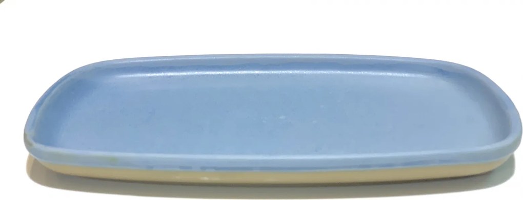 Platou Heritage Albastru Servire (Lungime 22,5cm, Latime 15,5cm)