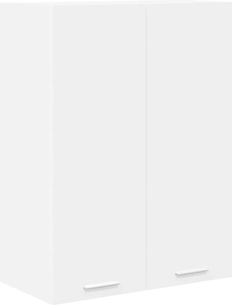 vidaXL Dulap suspendat cu depozitare Alb 60 x 31 x 80 cm Lemn compozit