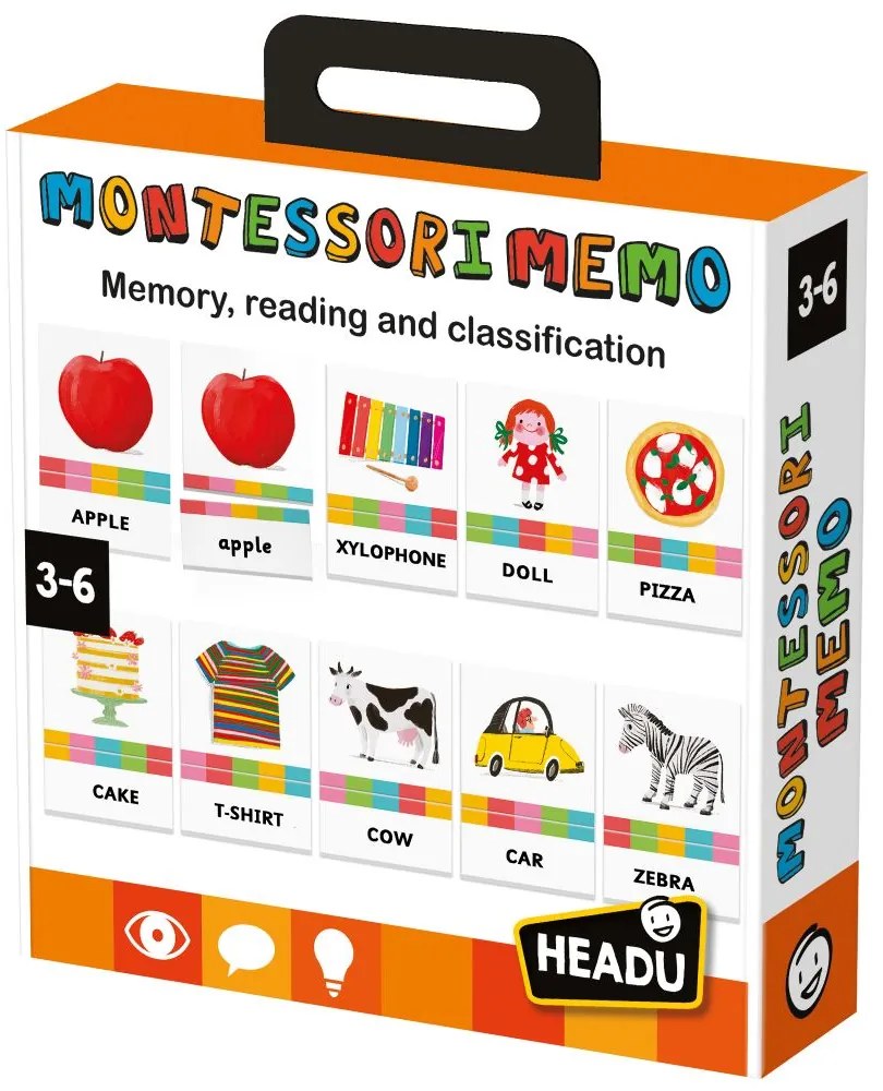 JOC MONTESSORI MEMOREAZA CITESTE CLASIFICA 3-6 ANI - HEADU (HE57892)