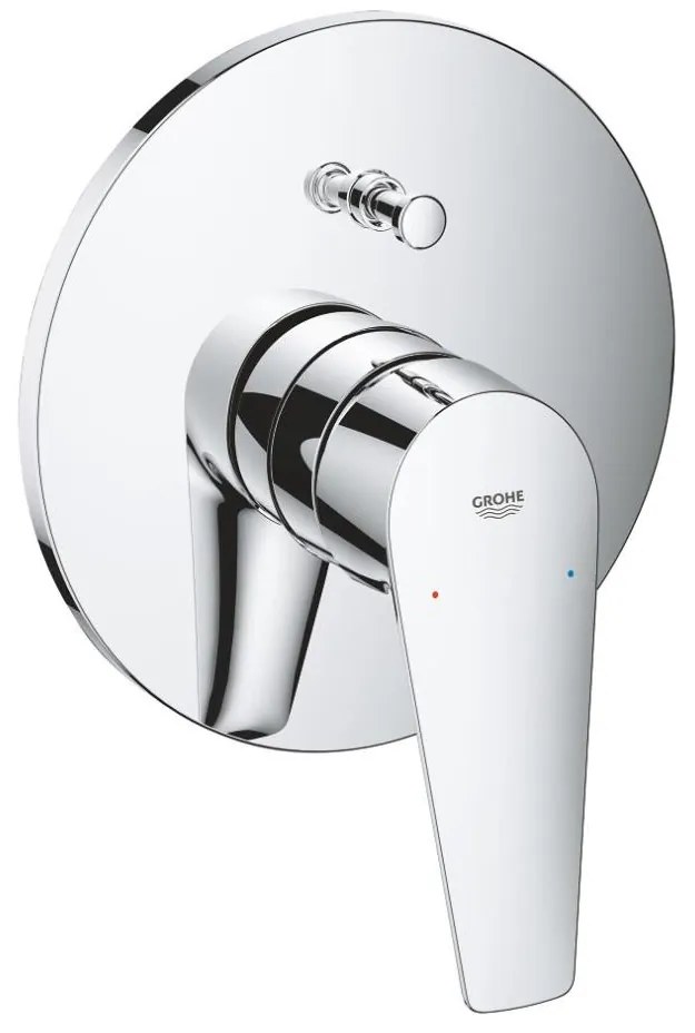 GROHE 29190001 - Baterie de cadă BAUEDGE DN 15, crom lucios