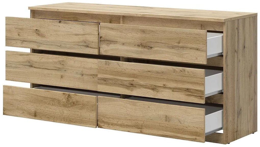 Comodă Tetrix 4 (stejar wotan) . Promo -44%. 1098484
