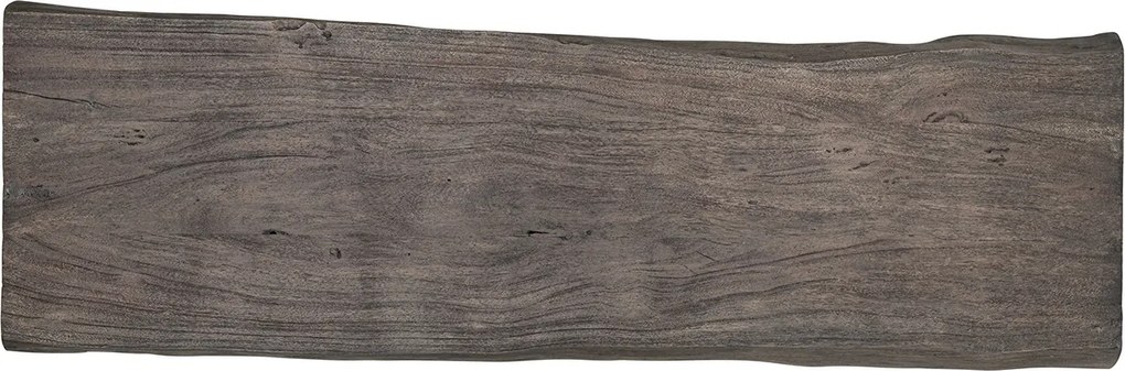 Consola design LUX din otel lucios si lemn Tuxedo