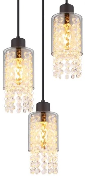 Lustră pe cablu Globo 15799-3H BACKEY 3xE27/40W/230V