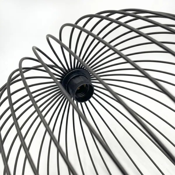 Lampă suspendată pe cablu DESTELLO 1xE27/15W/230V Ø 33 cm negru