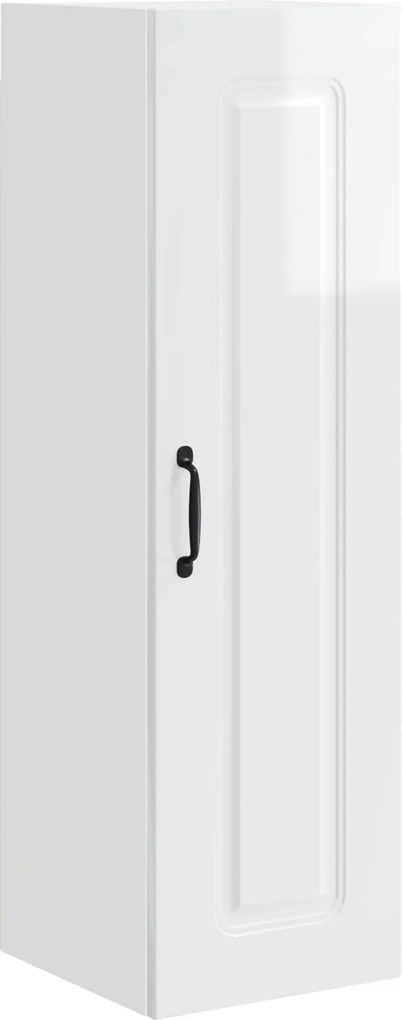 vidaXL Dulap de bucătărie Kalmar Alb lucios 30 x 31 x 100 cm