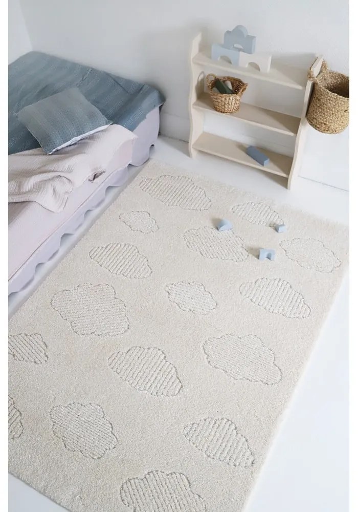 Covor pentru copii crem 140x200 cm Nouby M – Nattiot