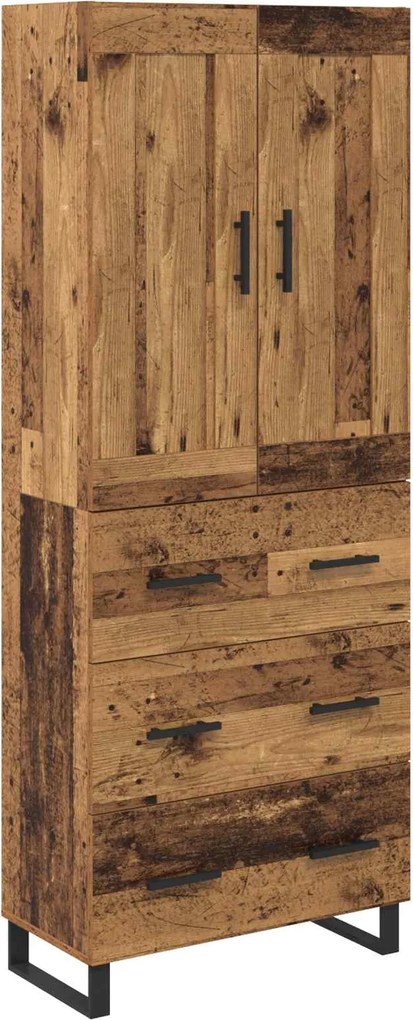 vidaXL Bufet Lemn vechi 69,5 x 34 x 180 cm Lemn compozit