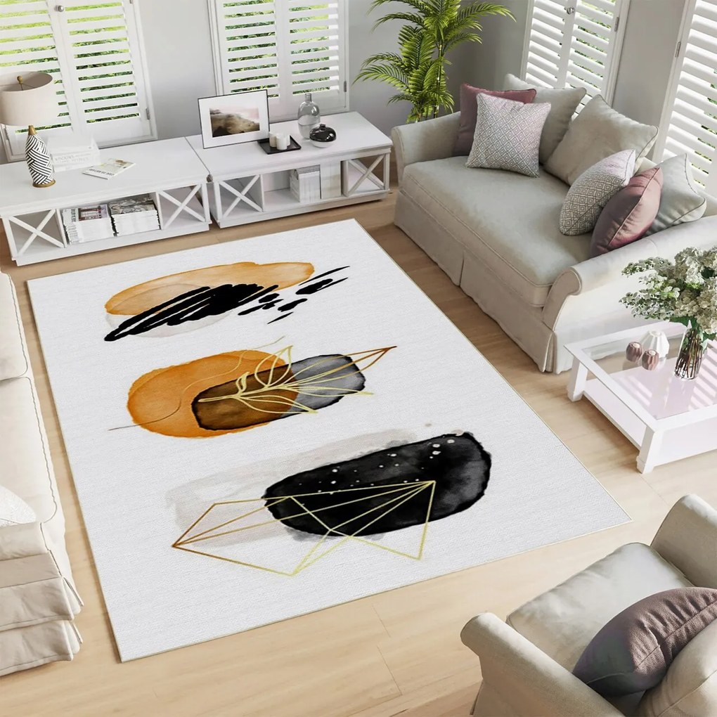 Covor, Woopamuk330, 160x230 cm, Alb