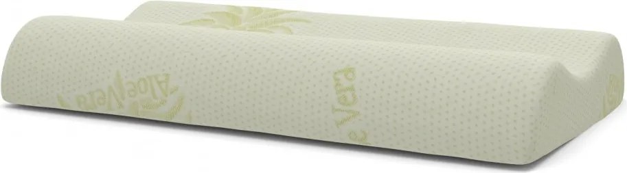 Perna Anatomica Memory  Latex Aloe Vera 40x60 cm