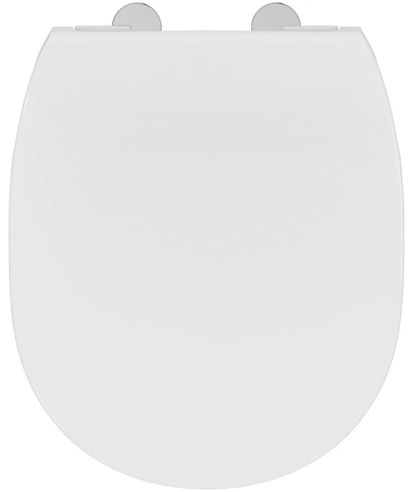 Capac WC plat, alb