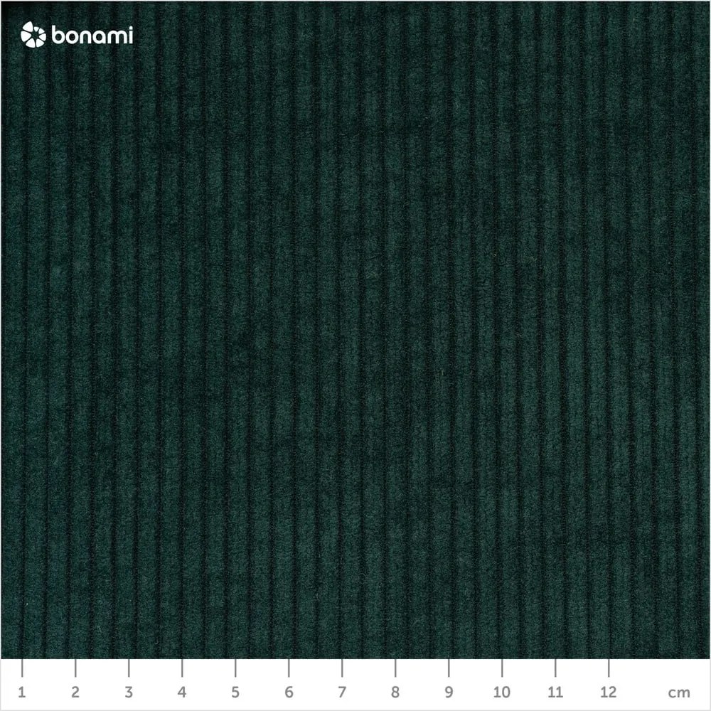 Canapea verde extensibilă cu tapițerie din catifea reiată 204 cm Grab - Karup Design