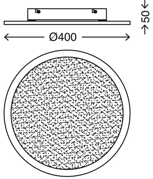 Plafonieră LED cu senzor LED/30W/230V Telefunken 309104TF
