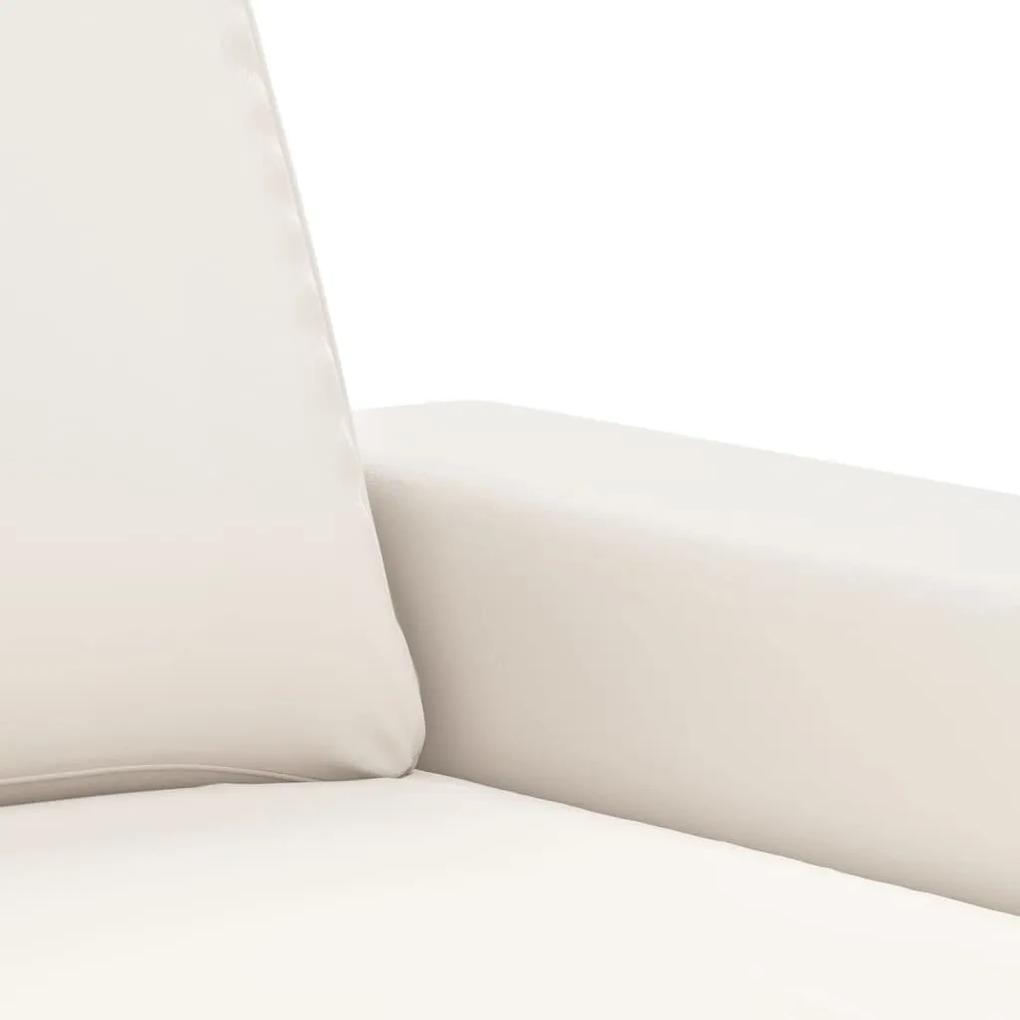 Canapea cu 3 locuri, bej, 180 cm, tesatura microfibra Bej, 214 x 77 x 80 cm
