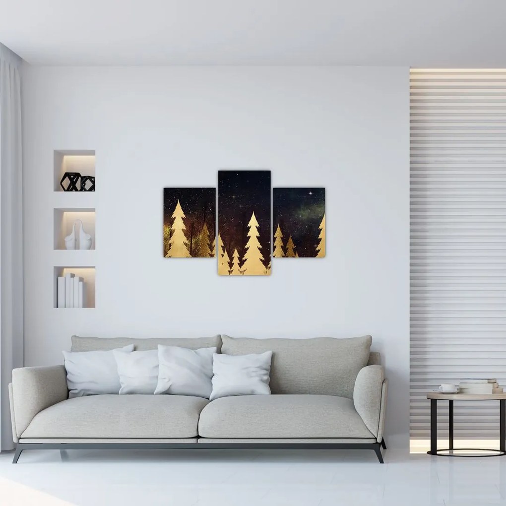 Tablou - Noapte de aur (90x60 cm)