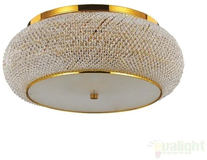 Plafonier modern diametru 55cm, Pasha PL10 Oro 100791