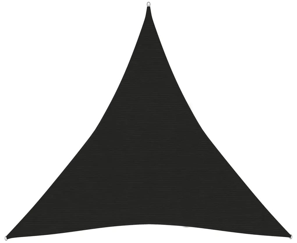 Panza parasolar, negru, 4,5x4,5x4,5 m, HDPE, 160 g m  ²
